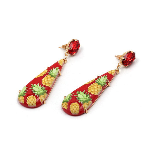 Orecchini a buco Drag Ananas (4 colori)