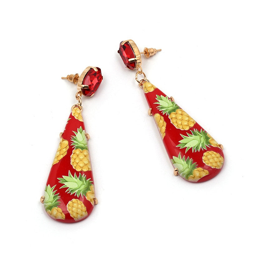 Orecchini a buco Drag Ananas (4 colori)