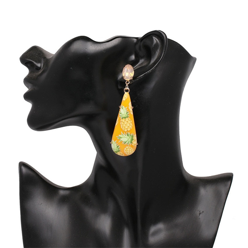 Orecchini a buco Drag Ananas (4 colori)