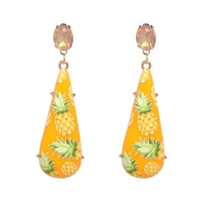Orecchini a buco Drag Ananas (4 colori)