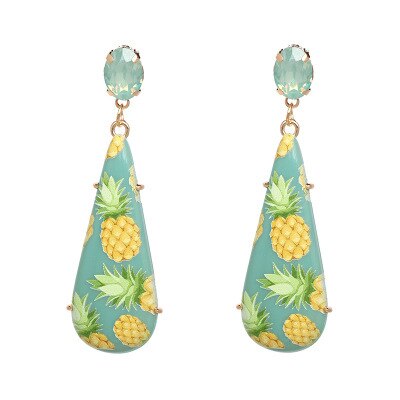 Orecchini a buco Drag Ananas (4 colori)