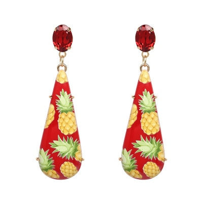 Orecchini a buco Drag Ananas (4 colori)