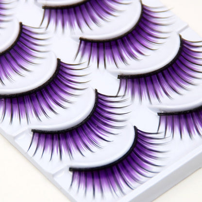 Ciglia finte Drag Purple Rain (5 paia)