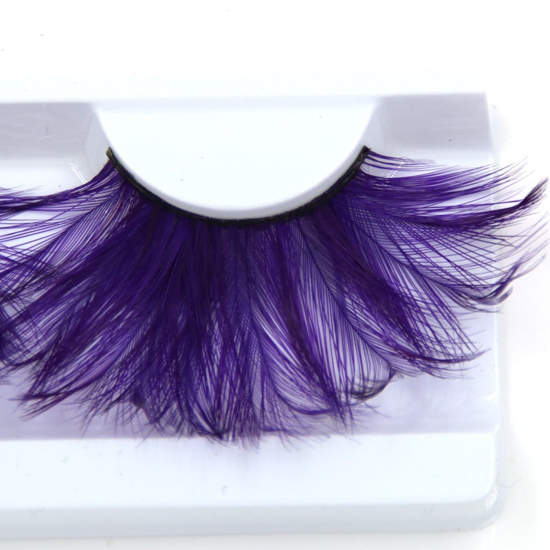 Ciglia finte Drag Purple