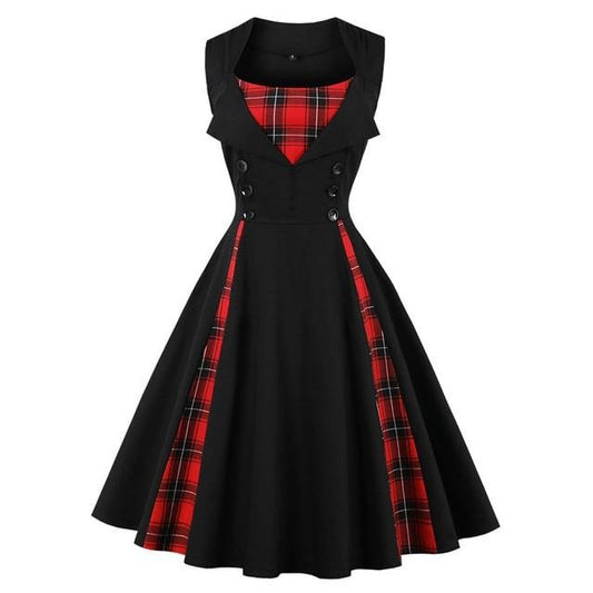 Abito Vintage Queen Tartan (2 colori)