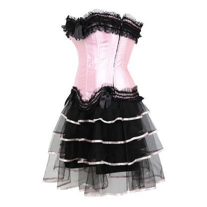 Abito a corsetto Drag Poison (Gonna lunga)