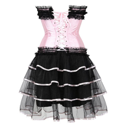 Abito a corsetto Drag Poison (Gonna lunga)