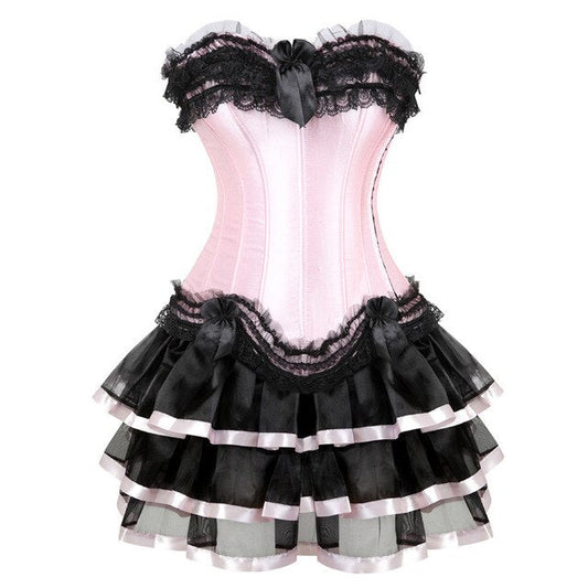 Abito a corsetto Drag Poison (Gonna corta)