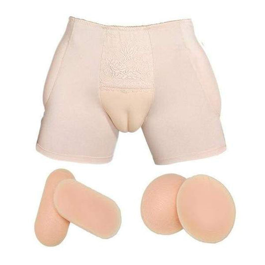 Mutandine imbottite beige (Silicone)