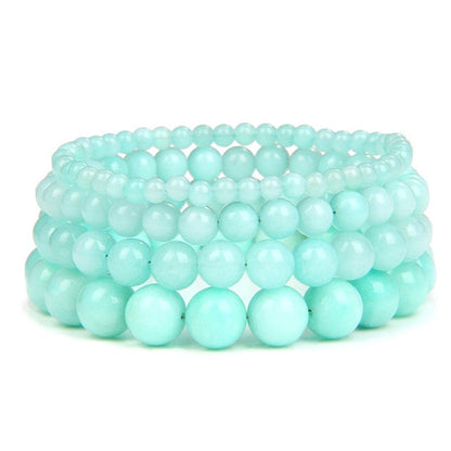 Bracciale Queen Amazzonite (azzurro cielo)