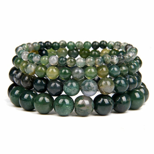 Bracciale Queen Agata (Verde scuro)