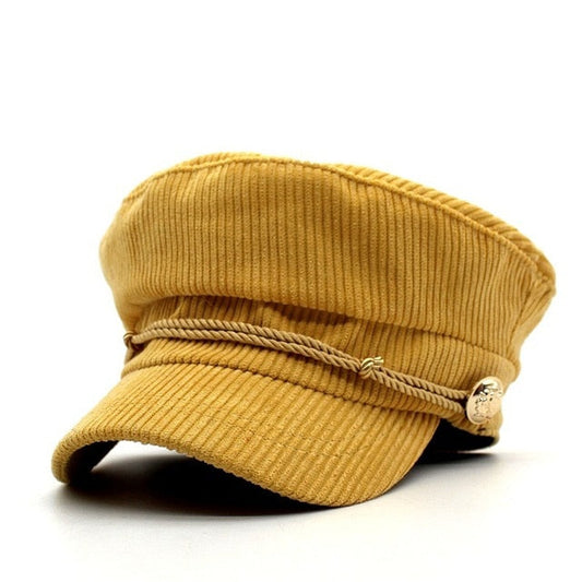 Berretto Drag Corduroy (Giallo)