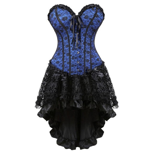 Abito a corsetto Drag Bratislava (Blu)