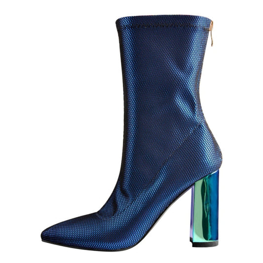 Stivali Queen Leggina (Blu)
