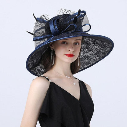 Cappello Queen Santha (Blu marino)