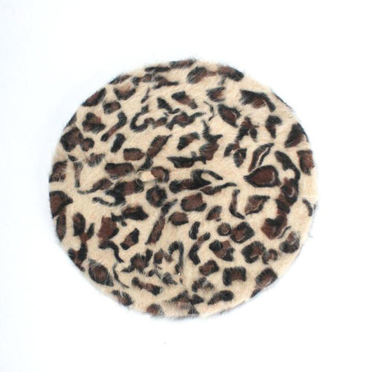 Berretto Queen Leopard (Beige)