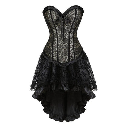 Abito a corsetto Drag Crisalide (Beige)