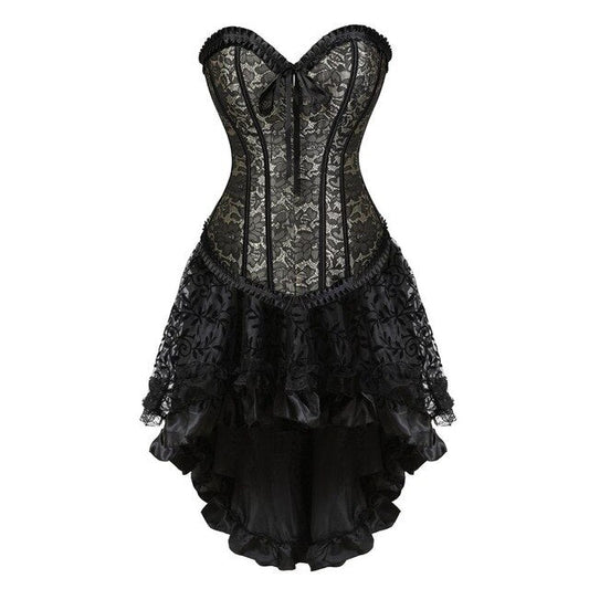 Abito a corsetto Drag Crisalide (Beige)
