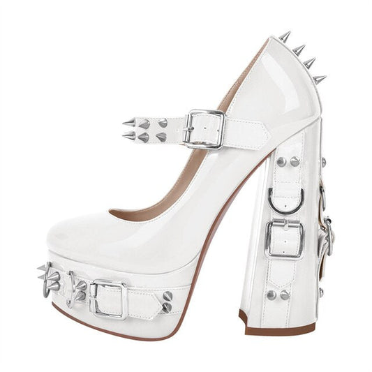Scarpe Queen Pikkapinch (Bianco)