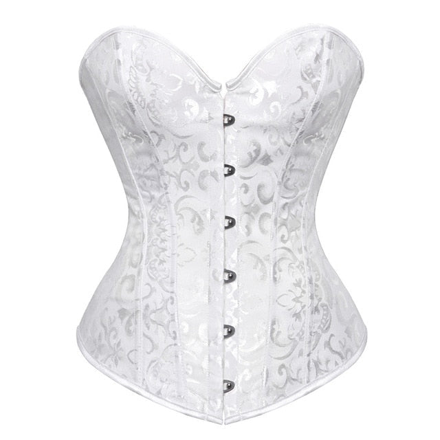 Corsetto Drag Kitten (Bianco)