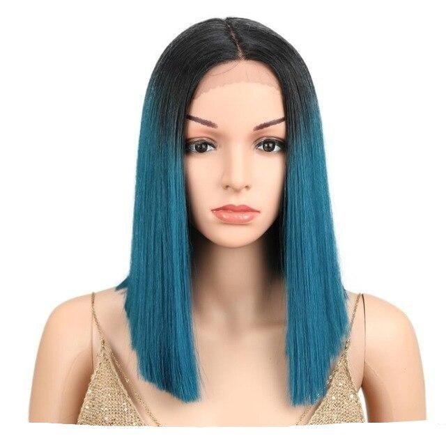 Parrucca Queen Saturn (Nera e blu)