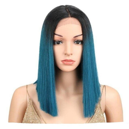 Parrucca Queen Saturn (Nera e blu)