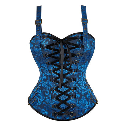 Corsetto Queen Hawren (Blu)