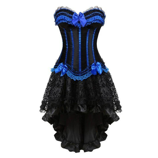 Abito a corsetto Drag Pumba (Blu)