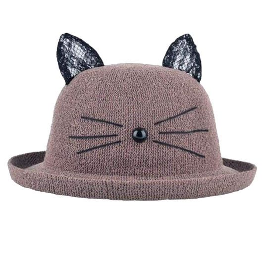 Cappello Drag Kitten (Marrone)