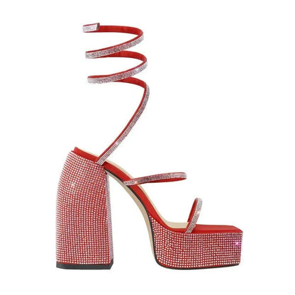 Sandali Queen Yilli (Rosso)
