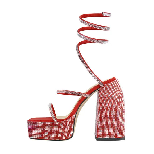 Sandali Queen Yilli (Rosso)