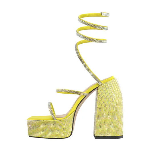 Sandali Queen Yilli (Giallo)