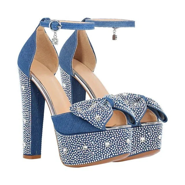 Sandali Queen Sylvania (Blu)