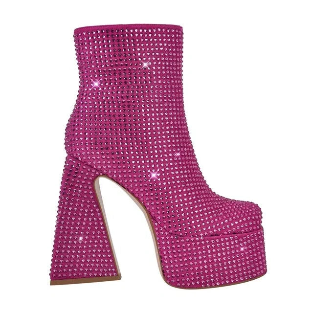 Stivali Queen Kraun (Fucsia)