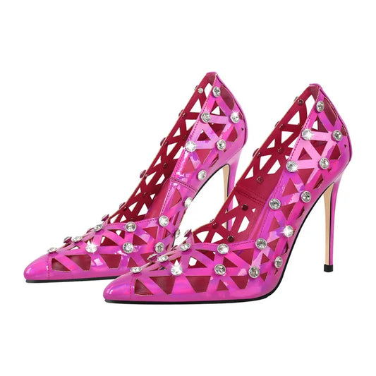 Scarpe Queen Thaxsa (Fucsia)