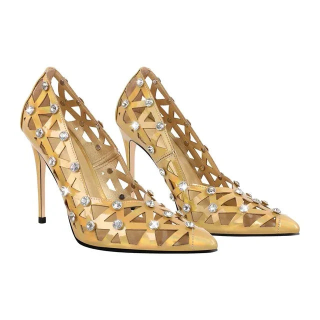 Scarpe Queen Thaxsa (Dorato)