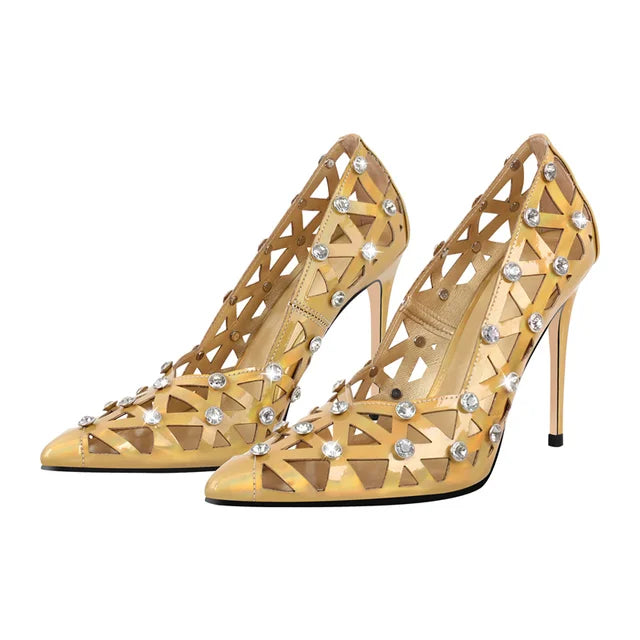 Scarpe Queen Thaxsa (Dorato)