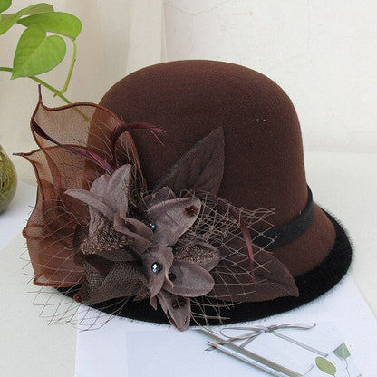 Cappello Queen Orchya (Marrone scuro)