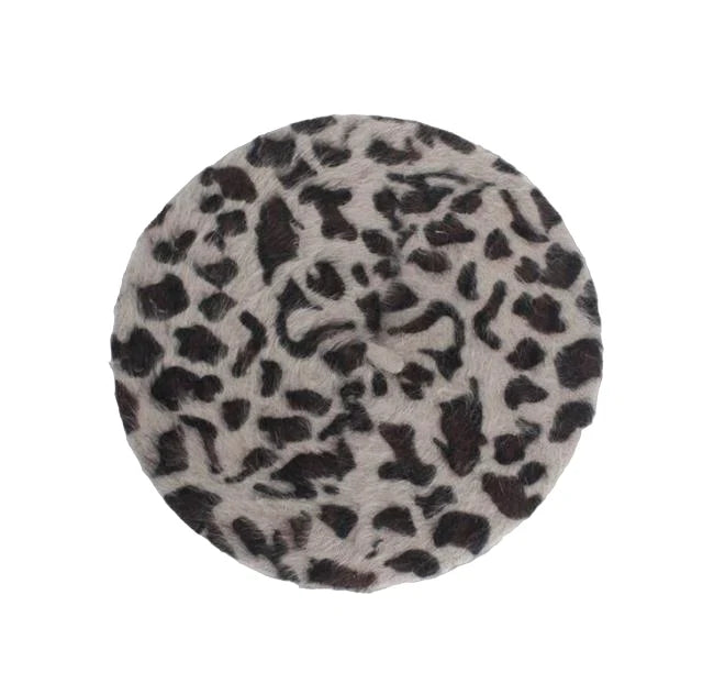 Berretto Queen Leopard (Grigio scuro)