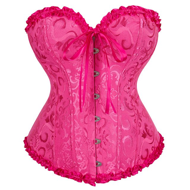 Corsetto Queen Floryland (Fucsia)