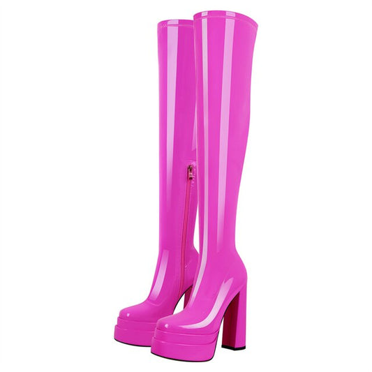 Stivali Queen Xiokonna (Fucsia)