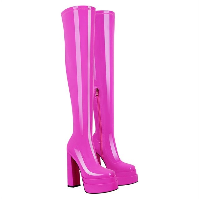 Stivali Queen Xiokonna (Fucsia)