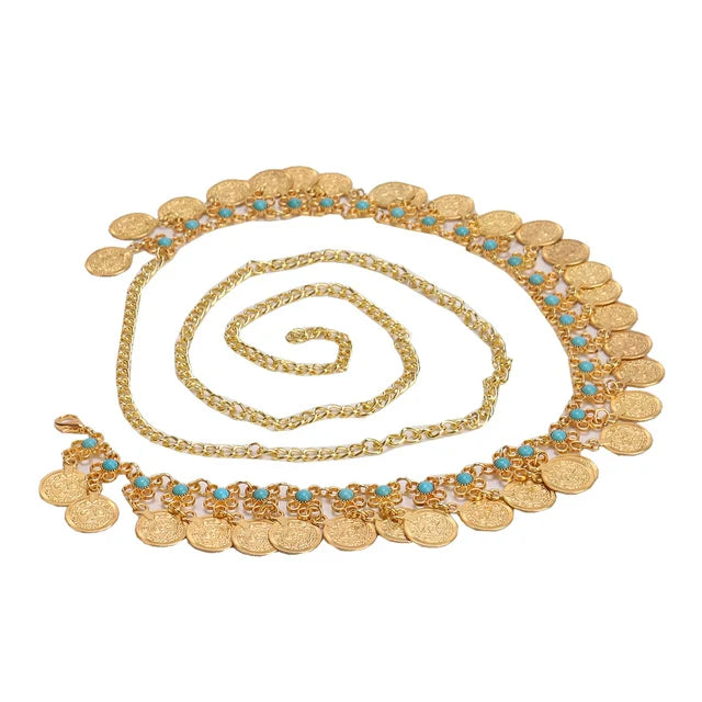 Cintura Queen Coins (Dorato)
