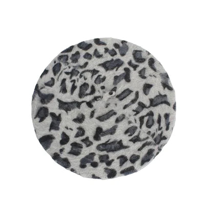 Berretto Queen Leopard (Grigio chiaro)