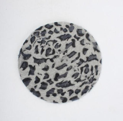 Berretto Queen Leopard (Grigio chiaro)