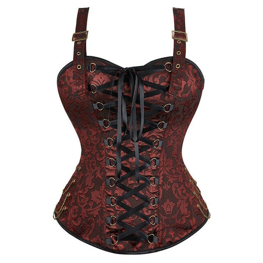 Corsetto Queen Hawren (Marrone)