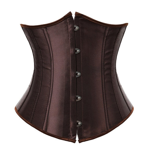 Corsetto Drag Satin (Marrone)