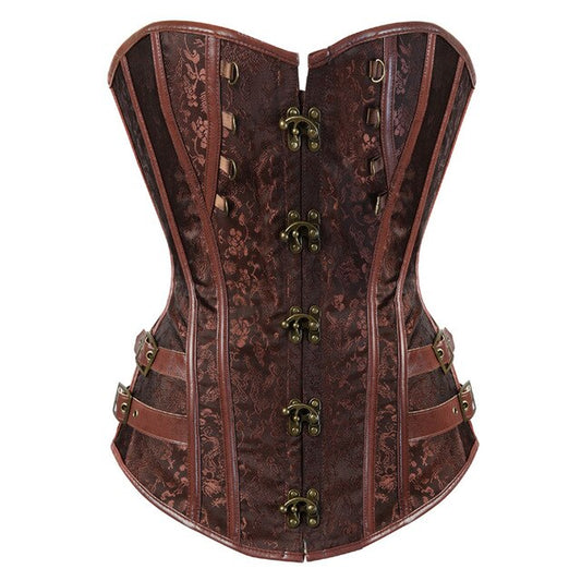 Corsetto Drag Vamp (Marrone)