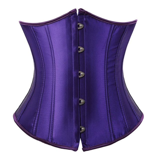 Corsetto Drag Satin (Viola scuro)