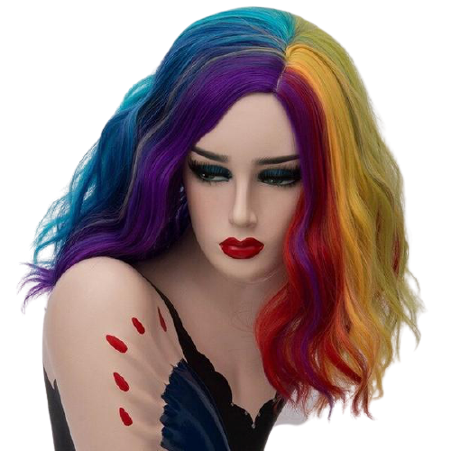 Parrucca Queen Nevada (Multicolore vivace)